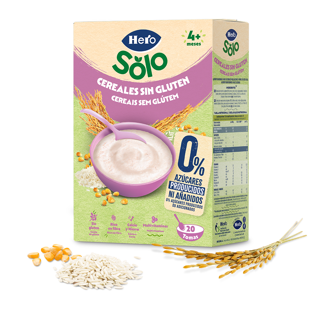 Papilla Hero Solo 8 Cereales sin gluten